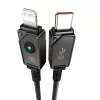 Kábel USB-C na Lightning Baseus Unbreakable 1m 20W – aramidové vlákno, 480 Mbit/s, čierny
