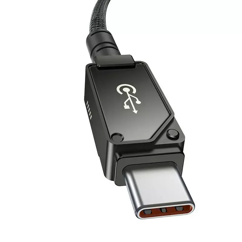 Kábel USB-C na Lightning Baseus Unbreakable 1m 20W – aramidové vlákno, 480 Mbit/s, čierny