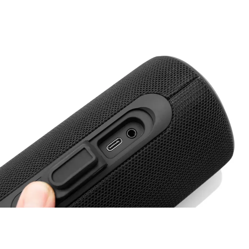 Prenosný stereo Bluetooth reproduktor JVC XS-E423B, 24 W RMS, IPX5, 4000 mAh, TWS, USB-C, AUX, čierny