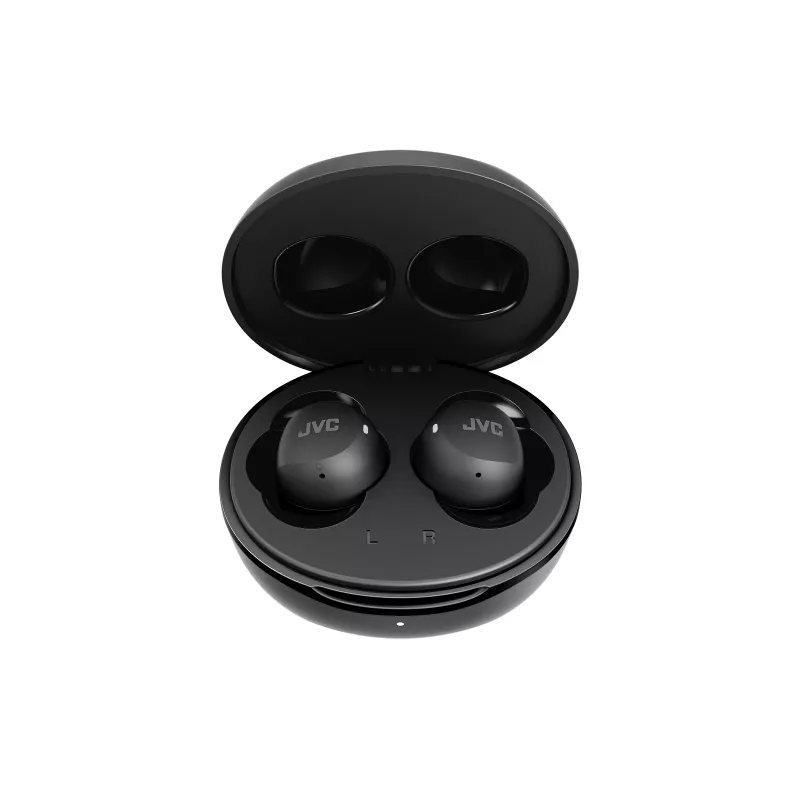 JVC Gumy Mini TWS čierne, True Wireless Stereo (TWS), 20 - 20000 Hz, hovory/hudba, 7,6 g, headset, čierna