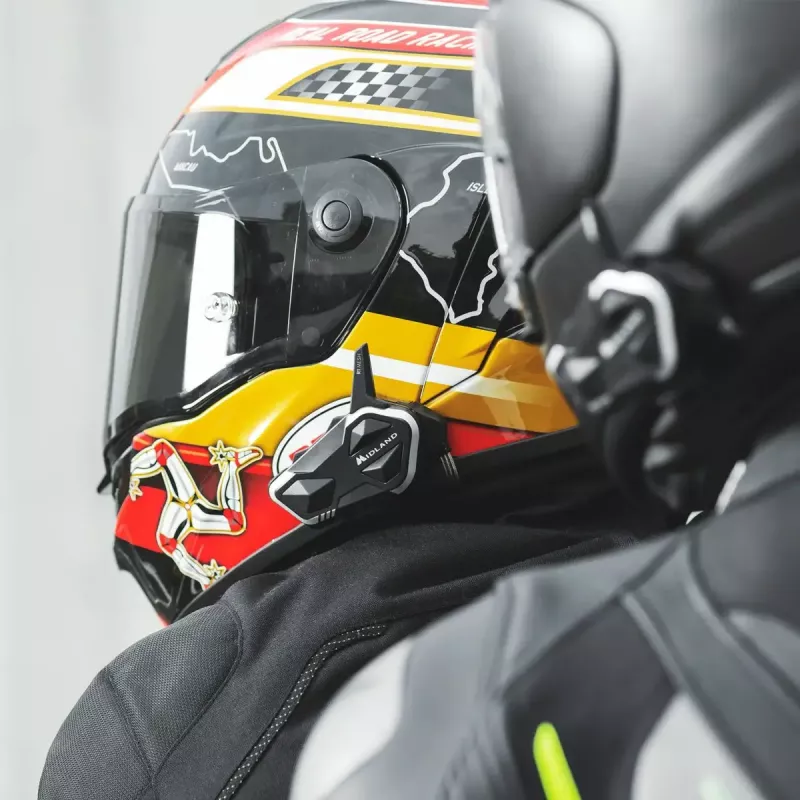 Midland R1 MESH TWIN motocyklový interkom, dvojbalenie (2 ks)