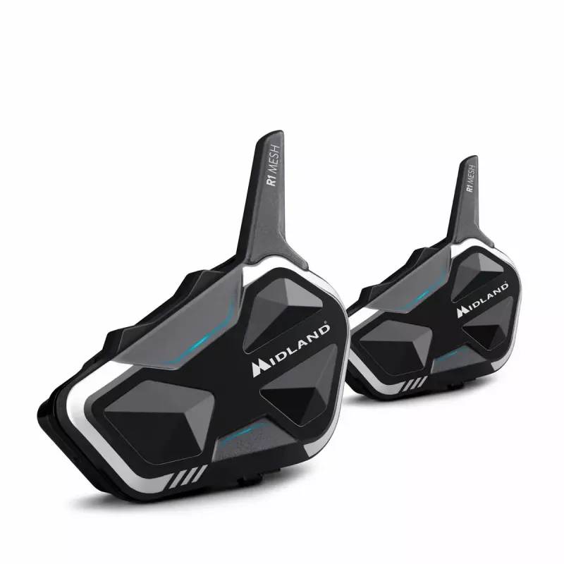 Midland R1 MESH TWIN motocyklový interkom, dvojbalenie (2 ks)
