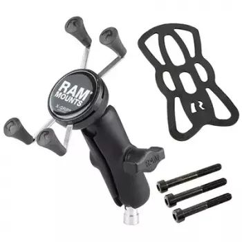 RAM Mounts X-Grip držiak na telefón motocyklová svorka riadidiel čierna