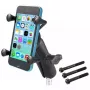 RAM Mounts X-Grip držiak na telefón motocyklová svorka riadidiel čierna