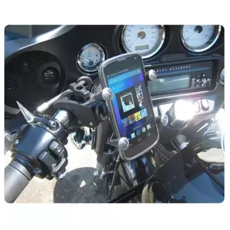 Držiak na telefón RAM Mounts X-Grip so základňou Low Profile Tough-Claw