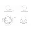 Kruhová doska s guľou RAM Mounts RAM-202U