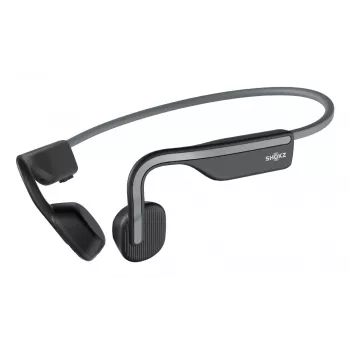 SHOKZ OpenMove slúchadlá bezdrôtové náhrdelné športové Bluetooth sivé