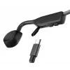 SHOKZ OpenMove slúchadlá bezdrôtové náhrdelné športové Bluetooth sivé