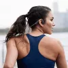 SHOKZ OpenMove slúchadlá bezdrôtové náhrdelné športové Bluetooth sivé