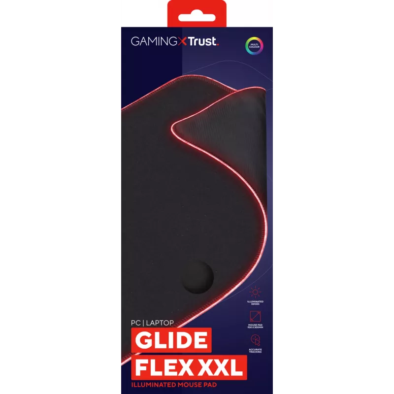 Trust GXT 764 Glide-Flex XXL herná podložka pod myš čierna