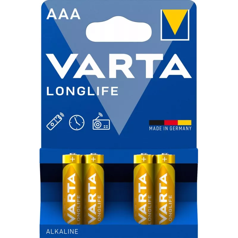 Batéria VARTA Longlife Micro AAA LR03 1x4