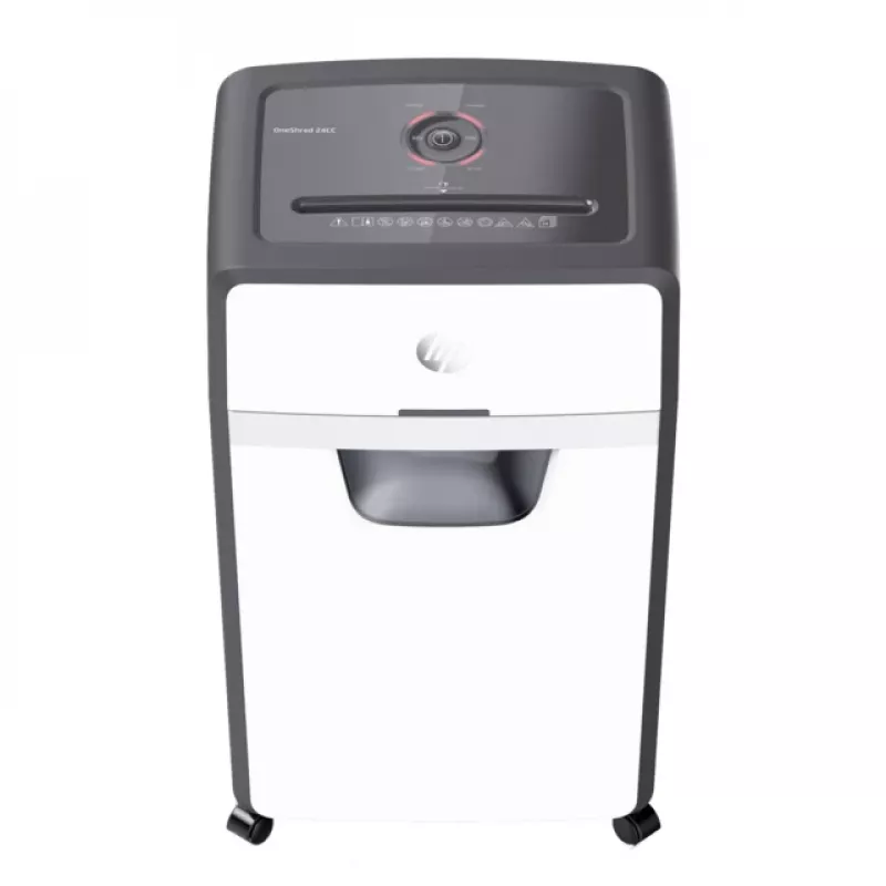 HP OneShred 24CC skartovač čiastočný rez 65 dB 22 cm biela, čierna