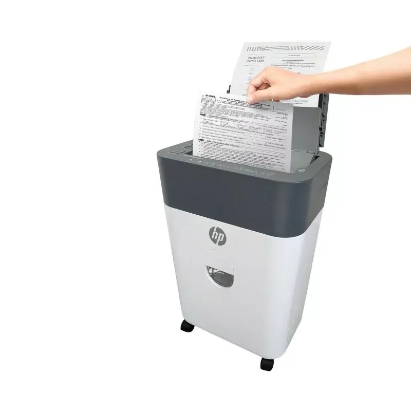 HP OneShred Auto 100CC skartovač krížový rez 68 dB 22 cm biela