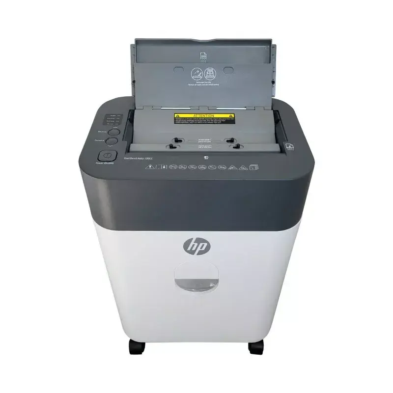 HP OneShred Auto 100CC skartovač krížový rez 68 dB 22 cm biela
