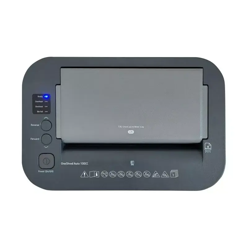 HP OneShred Auto 100CC skartovač krížový rez 68 dB 22 cm biela