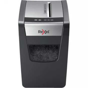 Rexel Momentum X410-SL Slimline skartovač krížový rez P4, krížový rez, 4 x 28 mm, 23 l, 225 listov, 62 dB, tlačidlá
