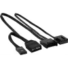 Aerocool DUO14 PC ventilátor 14 cm ARGB LED Dual Ring antivibračný 6-pin čierny