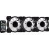Aerocool MIRAGE12PRO Kit 3xFan PC 12 cm ARGB 6 Pins Hub tichý čierny