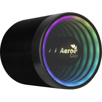Vzduchový chladič AEROCOOL Mirage 5, 5 heatpipe 6 mm, 60 mm ventilátor, TDP 150 W, čierny