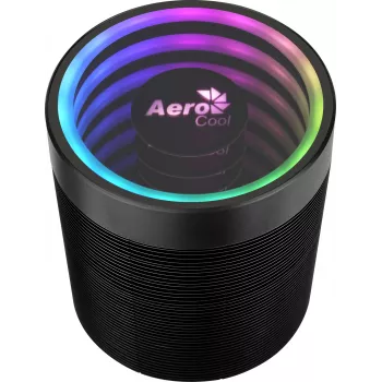 Vzduchový chladič AEROCOOL Mirage 5, 5 heatpipe 6 mm, 60 mm ventilátor, TDP 150 W, čierny