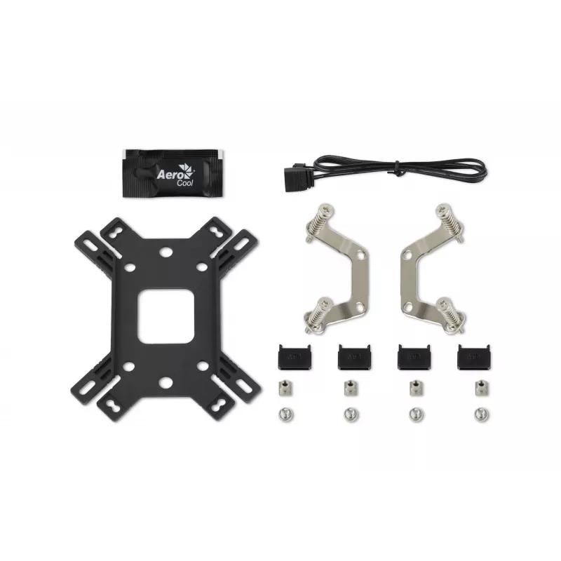 Vzduchový chladič AEROCOOL Mirage 5, 5 heatpipe 6 mm, 60 mm ventilátor, TDP 150 W, čierny