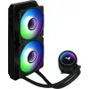 Aerocool PGS Mirage L240 ARGB vodné chladenie procesora, 2300 ot./min, 4-pinové, čierne