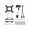 Aerocool PGS Mirage L240 ARGB vodné chladenie procesora, 2300 ot./min, 4-pinové, čierne