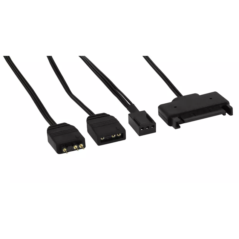 Aerocool PGS Mirage L240 ARGB vodné chladenie procesora, 2300 ot./min, 4-pinové, čierne