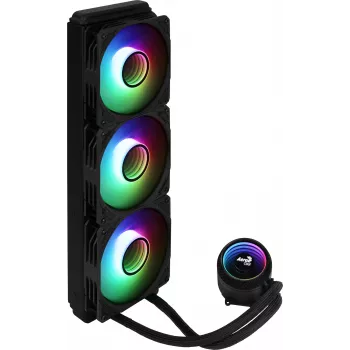 Aerocool MIRAGEL360 kvapalinové CPU chladenie 3x12 cm ARGB ventilátor TDP 550W čierny