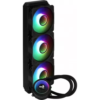 Aerocool MIRAGEL360 kvapalinové CPU chladenie 3x12 cm ARGB ventilátor TDP 550W čierny