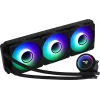 Aerocool MIRAGEL360 kvapalinové CPU chladenie 3x12 cm ARGB ventilátor TDP 550W čierny