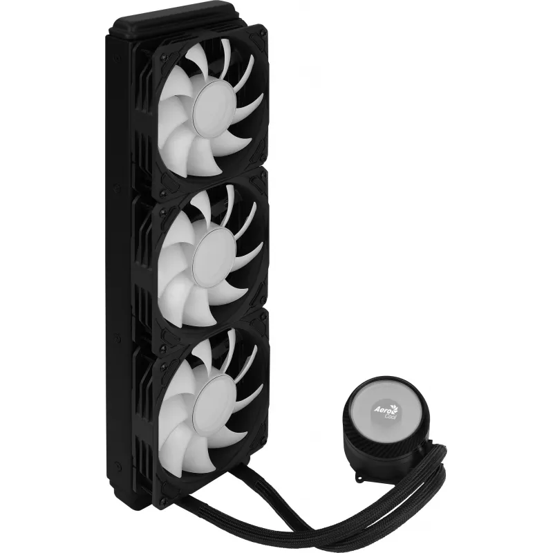 Aerocool MIRAGEL360 kvapalinové CPU chladenie 3x12 cm ARGB ventilátor TDP 550W čierny