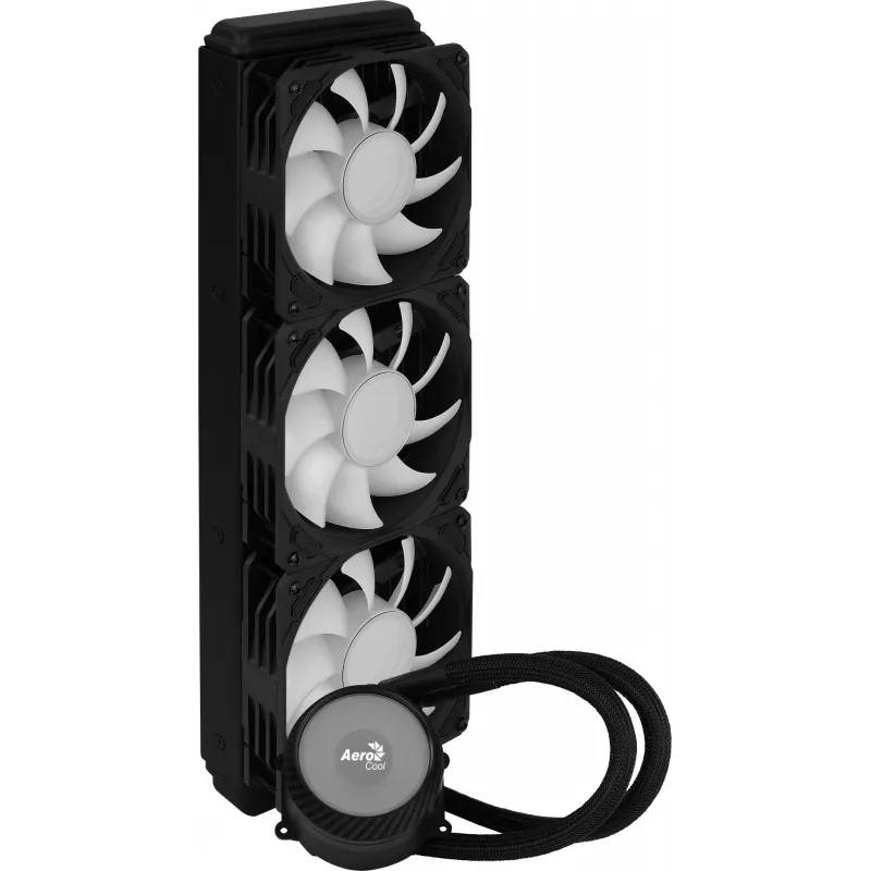 Aerocool MIRAGEL360 kvapalinové CPU chladenie 3x12 cm ARGB ventilátor TDP 550W čierny