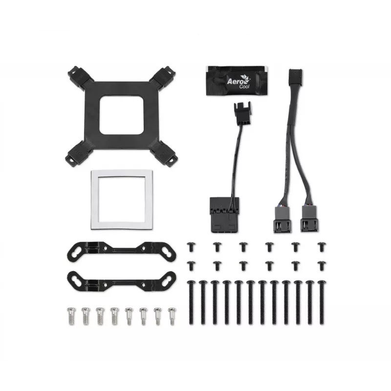 Aerocool MIRAGEL360 kvapalinové CPU chladenie 3x12 cm ARGB ventilátor TDP 550W čierny