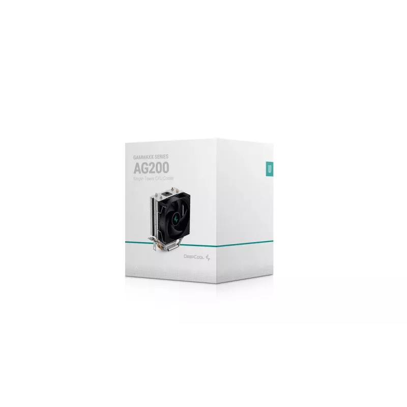 DEEPCOOL Ag200 vzduchový chladič procesora 9,2 cm hliník - čierny