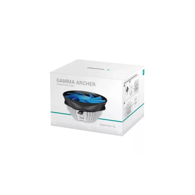 DEEPCOOL Gamma Archer vzduchový chladič procesora 12 cm hliník - čierny/modrý