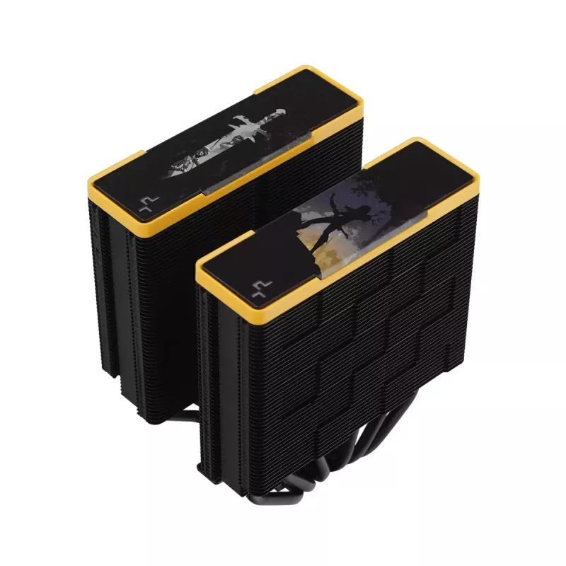 Vzduchový chladič DeepCool AK620 Zero Dark Zoria 12 cm čierny žltý