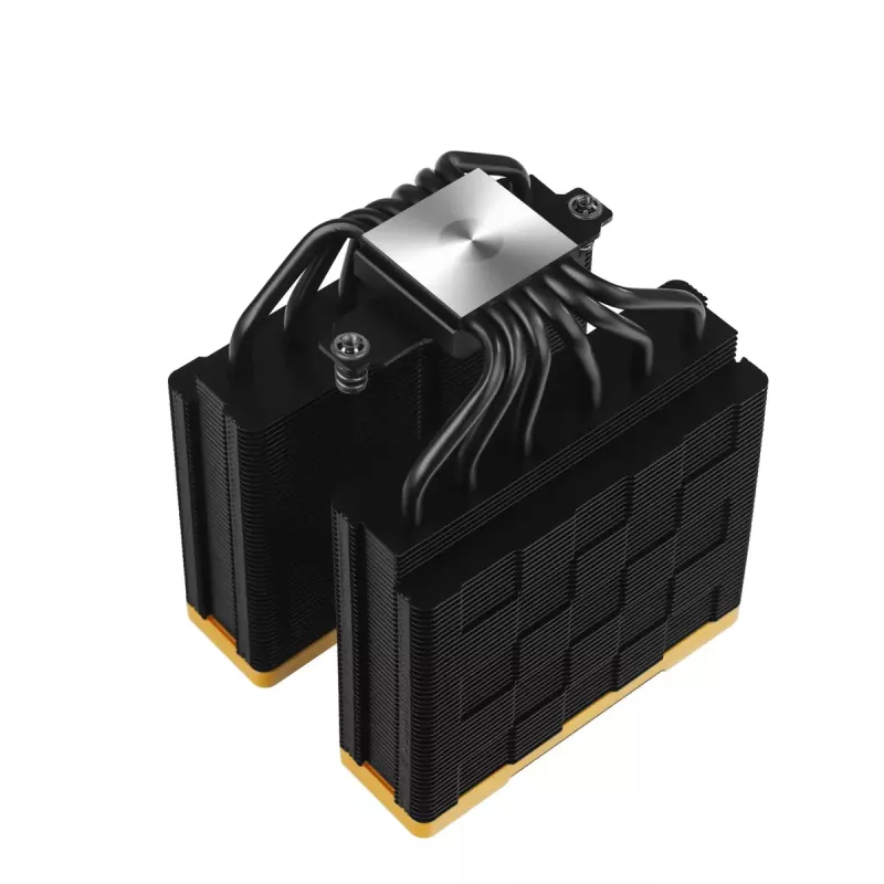 Vzduchový chladič DeepCool AK620 Zero Dark Zoria 12 cm čierny žltý