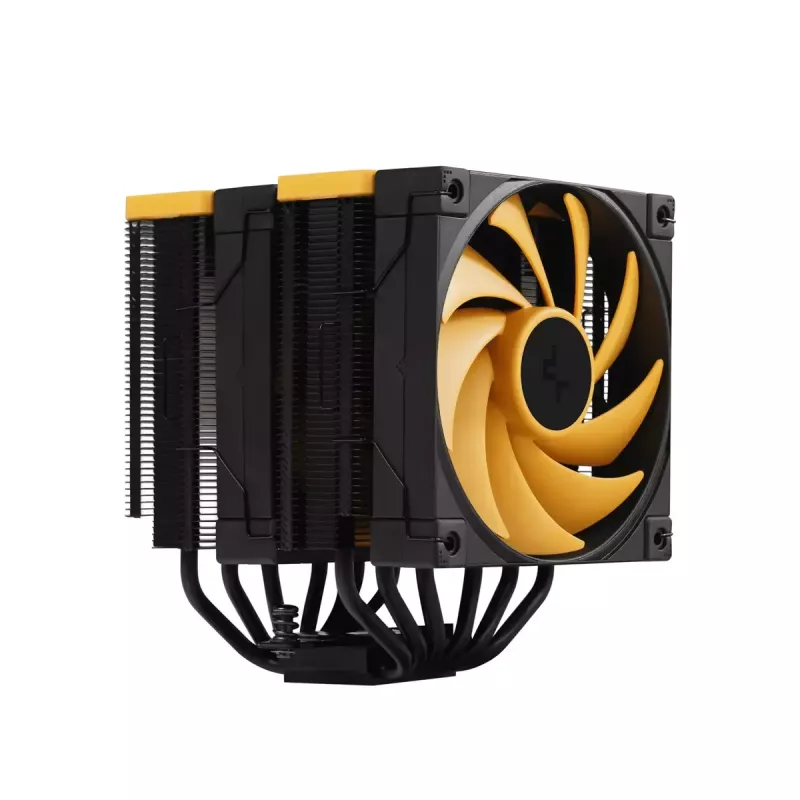 Vzduchový chladič DeepCool AK620 Zero Dark Zoria 12 cm čierny žltý