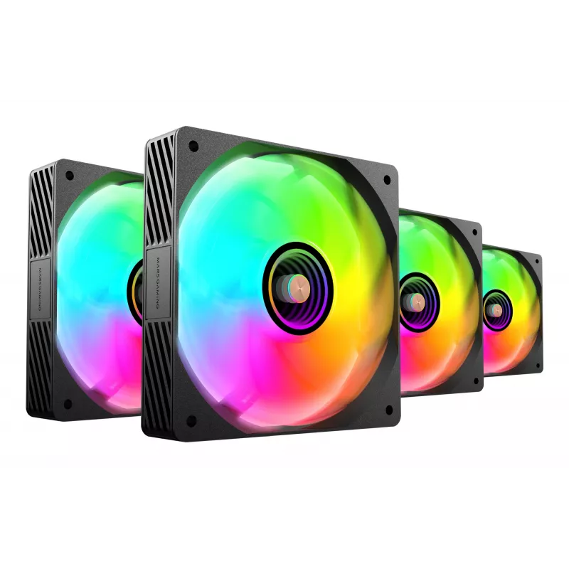 Mars Gaming MFSI4KIT chladiaci systém počítača skriňa ventilátor 12 cm čierna