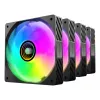 Mars Gaming MFSI4KIT chladiaci systém počítača skriňa ventilátor 12 cm čierna