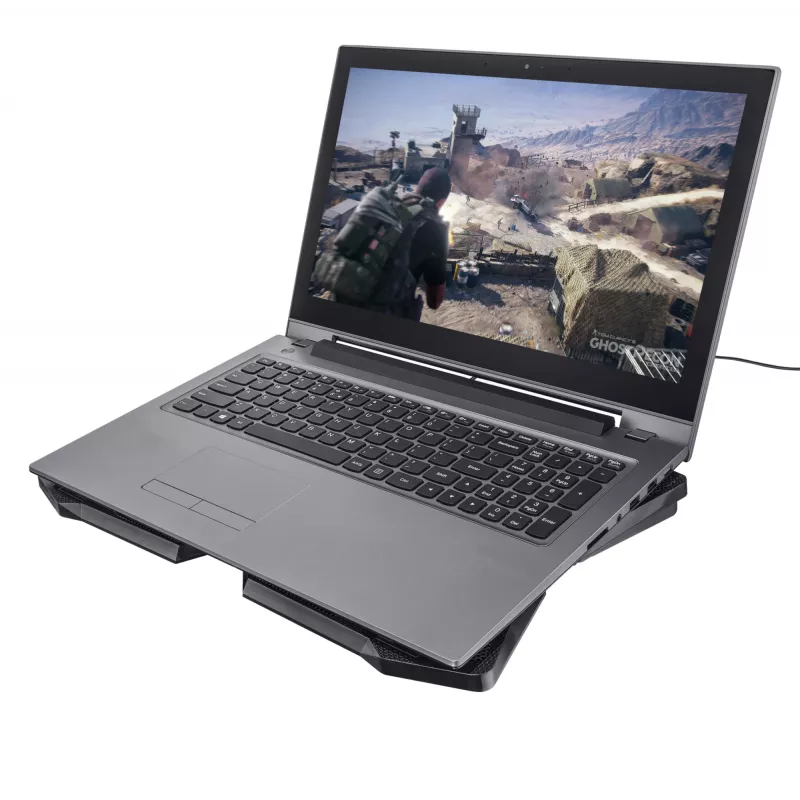 Trust GXT 278 chladiaca podložka na notebook 43,9 cm (17,3 palca) čierna