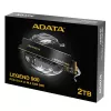 ADATA LEGEND 900 SLEG-900-2TCS M.2 2280 NVMe SSD disk, 2 TB, PCIe 4.0 x4, NVMe 1.4, 7000/5400 MB/s, čierny/zlatý