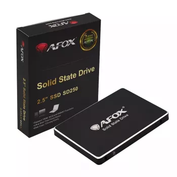 2,5 palca SATA III SSD AFOX SD250-512GN, 512 GB, TLC, čítanie 500 MB/s, zápis 450 MB/s