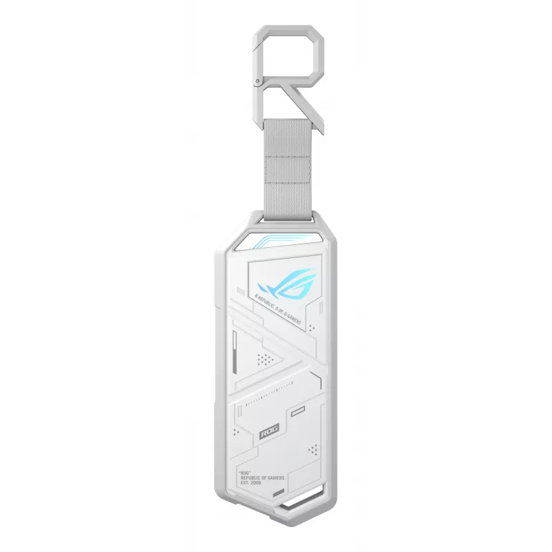 Puzdro na SSD ASUS ROG Strix Arion White Edition — M.2 PCIe, USB Type-C 10 Gbit/s, pre jeden SSD