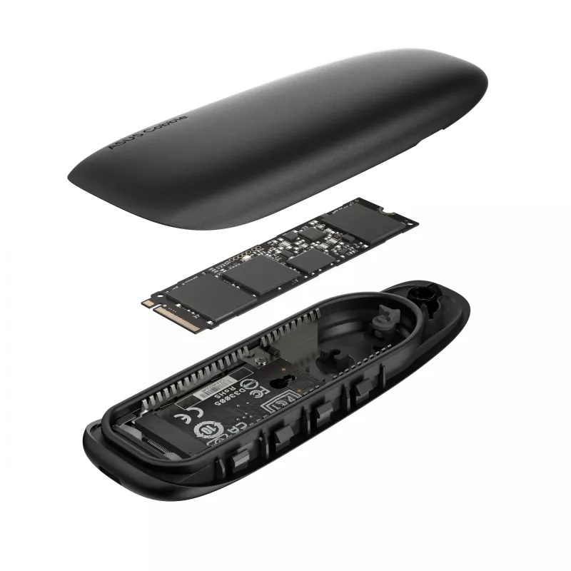 Externé SSD puzdro ASUS COBBLE čierna M.2 NVMe SATA 10 Gbit/s USB-C