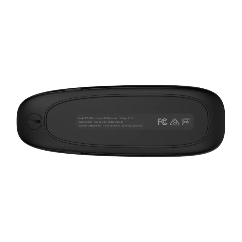 Externé SSD puzdro ASUS COBBLE čierna M.2 NVMe SATA 10 Gbit/s USB-C