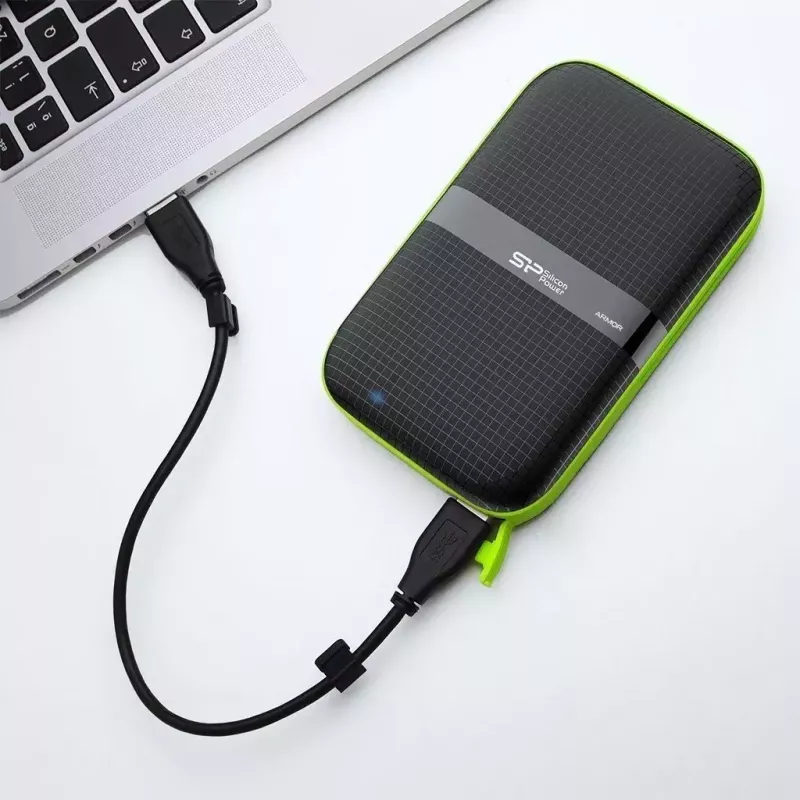Externý HDD Silicon Power Armor A60 1 TB 2,5 palca USB 3.2 Gen 1, nárazuvzdorný, AES-256, čierny