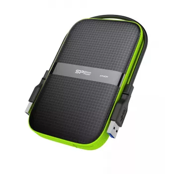 Externý HDD Silicon Power Armor A60 1 TB 2,5 palca USB 3.2 Gen 1, nárazuvzdorný, AES-256, čierny