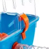 Klietka FERPLAST Combi 2 pre škrečky, modrá transparentná, B795×T295×H263 mm, technopolymér